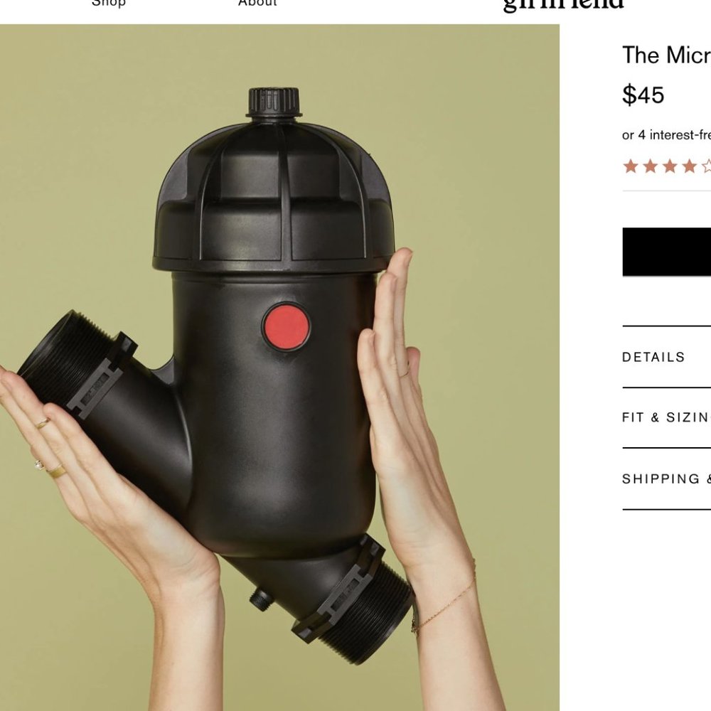 girlfriend collective microfiber filter